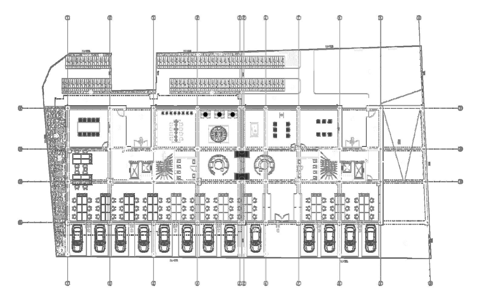 Floor plan: One open space of 600 m²